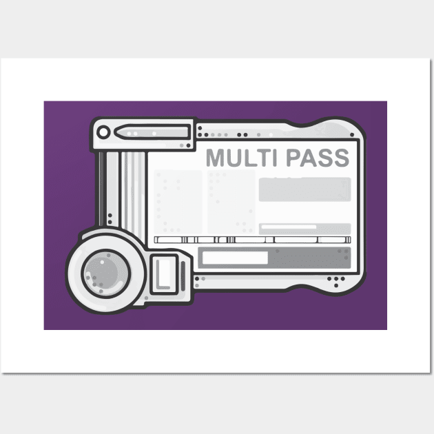 Yes, she knows it's a multipass! Anyways, we're in love. Wall Art by fatbastardshirts